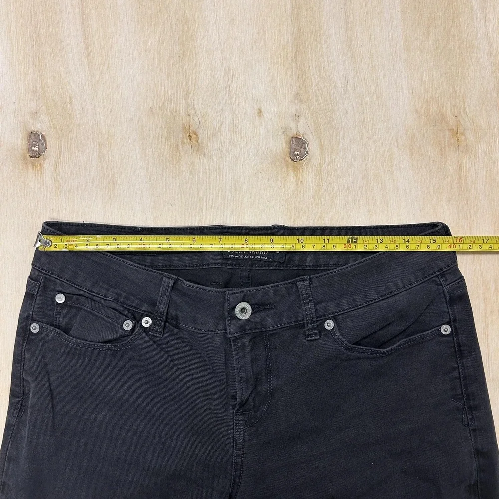 Lucky Brand Lolita Boot Jeans Womens 8 Charcoal Wash Gray Bootcut Mid Rise Denim - Picture 4 of 10